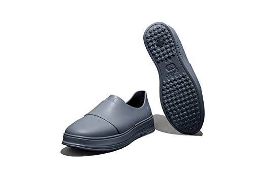 Gales Frontline Nurse Shoes for Women and Men, Lightweight Comfortable Slip Resistant Work Sneakers, Waterproof, Easy to Clean Footwear for Healthcare and Food Service Charcoal